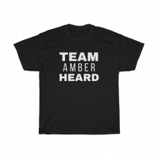 Team Amber Heard Johnny Depp Court Trial Support Fan Gift T Shirt