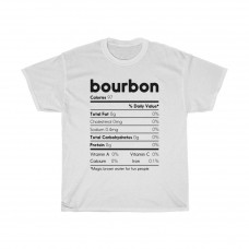 Bourbon Whiskey Nutrition Facts Drinker Fan Gift Funny Party T Shirt