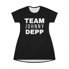 Team Johnny Depp Amber Heard Court Trial Support Fan Gift T Shirt Dress