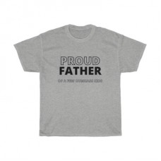 Proud Father With Dumbass Kids Funny Gift For Dad Grandpa T Shirt