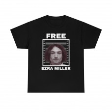 Free Ezra Miller American Actor Arrested Fan Support Cool Gift T Shirt