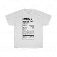 Hotdog Franks Nutrition Facts Weiner Sausage Fan Gift Funny T Shirt