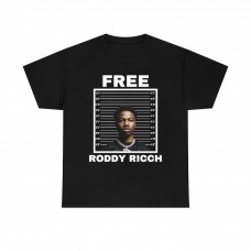 Free Roddy Ricch Rapper NYC Arrested Gun Fan Support Gift T Shirt
