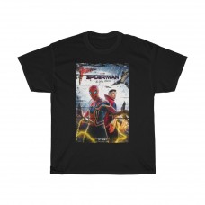 Spiderman No Way Home Movie Fan Cool Gift Distressed T Shirt