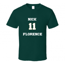 nick florence baylor quarterback green t shirt