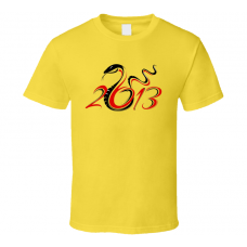 Year of the Snake 2013 Yellow T Shirt