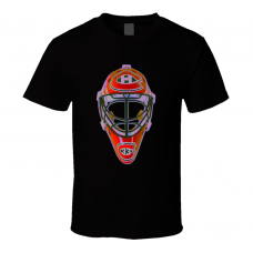 Montreal Canadians Patrick Roy Habs Mask Black T Shirt