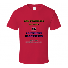 Samsung Super Bowl Ad San Francisco Baltimore Red T Shirt