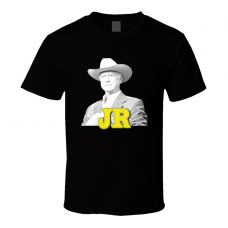 JR Ewing Dallas Larry Hagman Black T Shirt