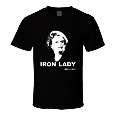 Iron Lady Margaret Thatcher T Shirt
