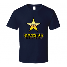 Rockstar Energy Drink Navy T Shirt
