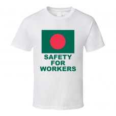 Bangladesh Building Collapse Worker Safety Red Cross Support T Shirt