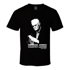 George Jones Country Legend Memorial T Shirt