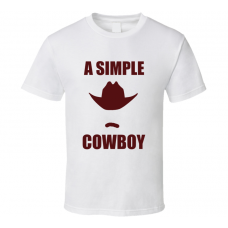 A Simple Man Cowboy Chive Style Shirt