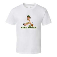 Eric Sogard Nerd Power Oakland Baseball T Shirt