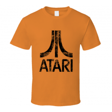 Atari Classic Retro Video Game Orange T Shirt