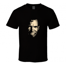 Randy Travis Sepia Portrait Black T Shirt