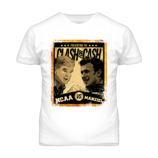 NCAA vs Johnny Manziel Vintage Fight Poster T Shirt