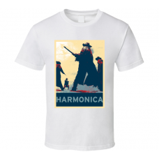 Harmonica Once Upon a Time in the West HOPE Movie T Shirt