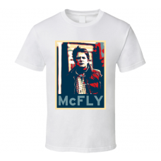 Marty McFly Back to the Future HOPE Movie T Shirt