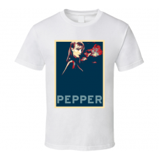 Pepper Potts Iron Man HOPE Movie T Shirt