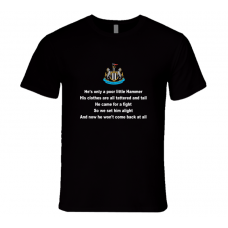 Hammer Newcastle Football Anti West Ham Chant T Shirt