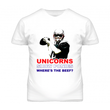 Brady Unicorns Show Ponies Where's The Beef New England Football T Shirt