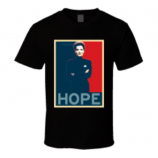 Captain Kathryn Janeway Ster Treck Voyager TV HOPE T Shirt