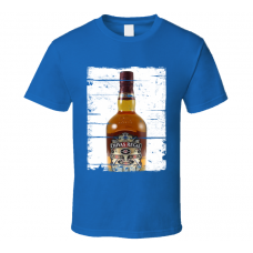 Chivas Regal Scotch Distressed Image T Shirt