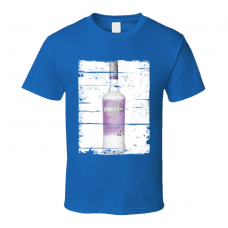 Cruzan Vanilla Rum Distressed Image T Shirt