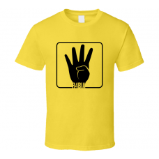 R4BIA RABIA Egyptian Protest T Shirt