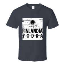 Finlandia Vodka Distressed Image T Shirt