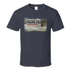 Goldschlager Schnapps Distressed Image T Shirt