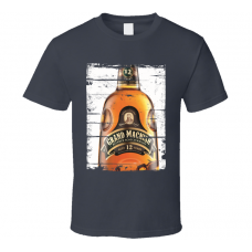 Grand Macnish Scotch Distressed Image T Shirt