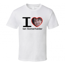 I Heart Love Ian Somerhalder T Shirt