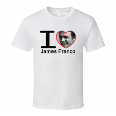 I Heart Love James Franco T Shirt