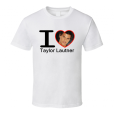 I Heart Love Taylor Lautner T Shirt