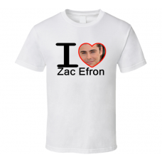 I Heart Love Zac Efron T Shirt