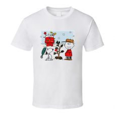 Charlie Brown Christmas Snoopy Tree T Shirt