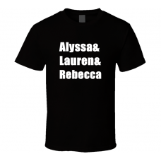 Alyssa Lauren Rebecca Barlow Girl and T Shirt