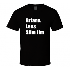 Brian Lee Slim Jim Stray Cats and T Shirt