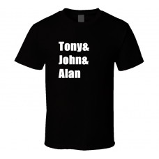 Tony John Alan The Outfield and T Shirt