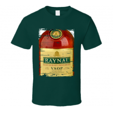 Raynal Napoleon Vsop Brandy Grunge Look T Shirt