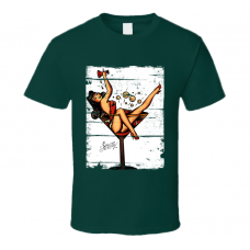 Sailor Jerry Spiced Rum Grunge Look T Shirt