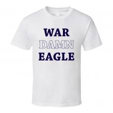 War Damn Eagle John Oates Auburn Football T Shirt