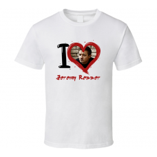 Jeremy Renner I Heart Fan T Shirt