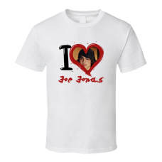 Joe Jonas I Heart Fan T Shirt