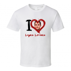 Logan Lerman I Heart Fan T Shirt