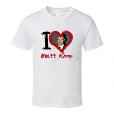 Matt Kemp I Heart Fan T Shirt