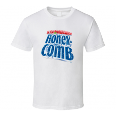 Honey-Comb Worn Look Breakfast Cereal T Shirt